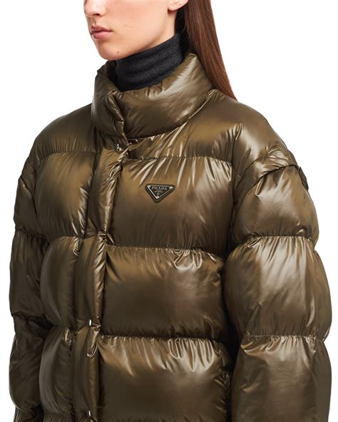 cire nylon puffer prada|prada light re nylon jacket.